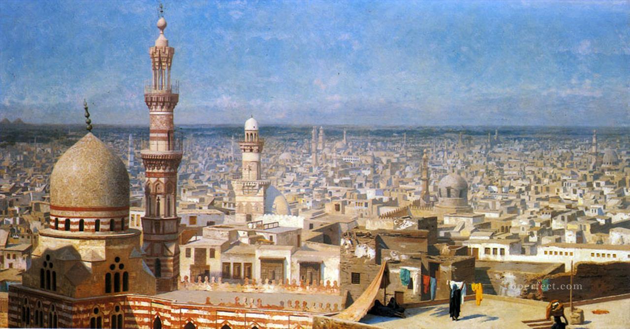 カイロの眺め ギリシャ アラビア オリエンタリズム ジャン レオン ジェローム油絵